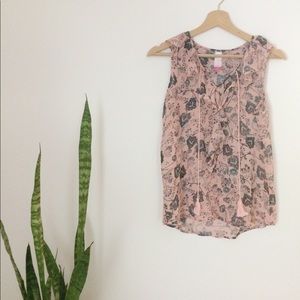 Floral tank:)